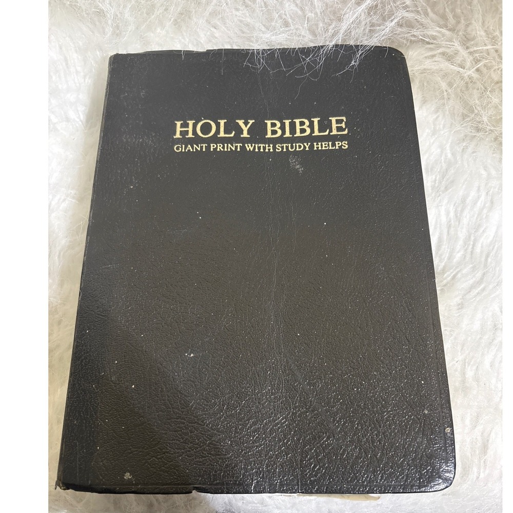 Dugan 710 Holy Bible King James Version Giant Print Redโ Letter Edition Vintage